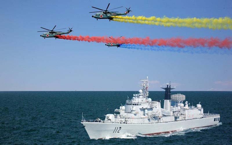 馮凱旋作品:2009海上大閱兵