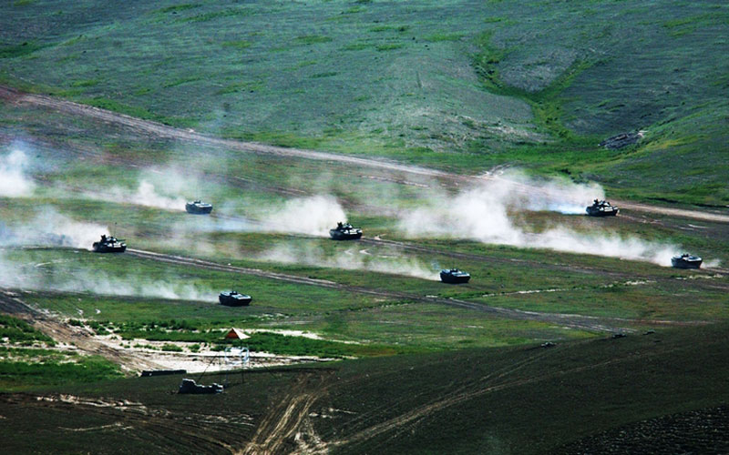 馮凱旋作品:2002中吉聯合反恐軍事演習