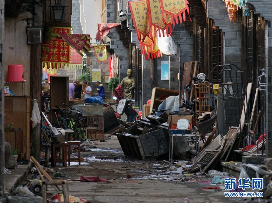 （關注&ldquo;利奇馬&rdquo;&middot;圖文互動）（2）古城洪災 八方馳援&mdash;&mdash;洪水災害下的浙江臨?，F場目擊