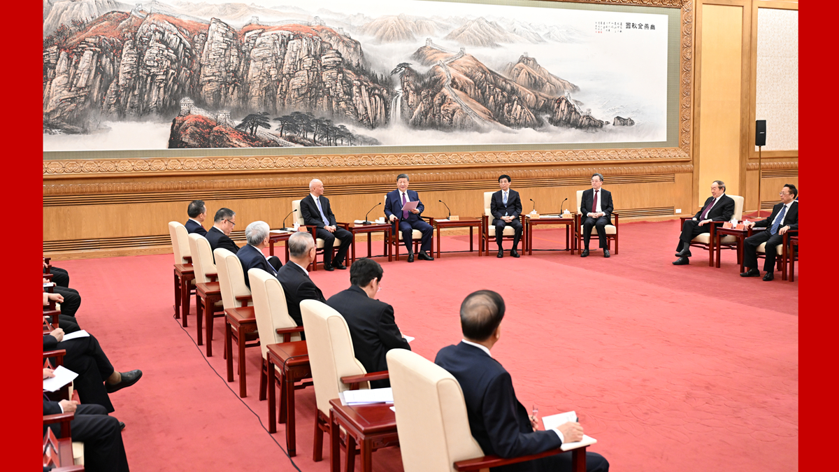 習近平同黨外人士共迎新春