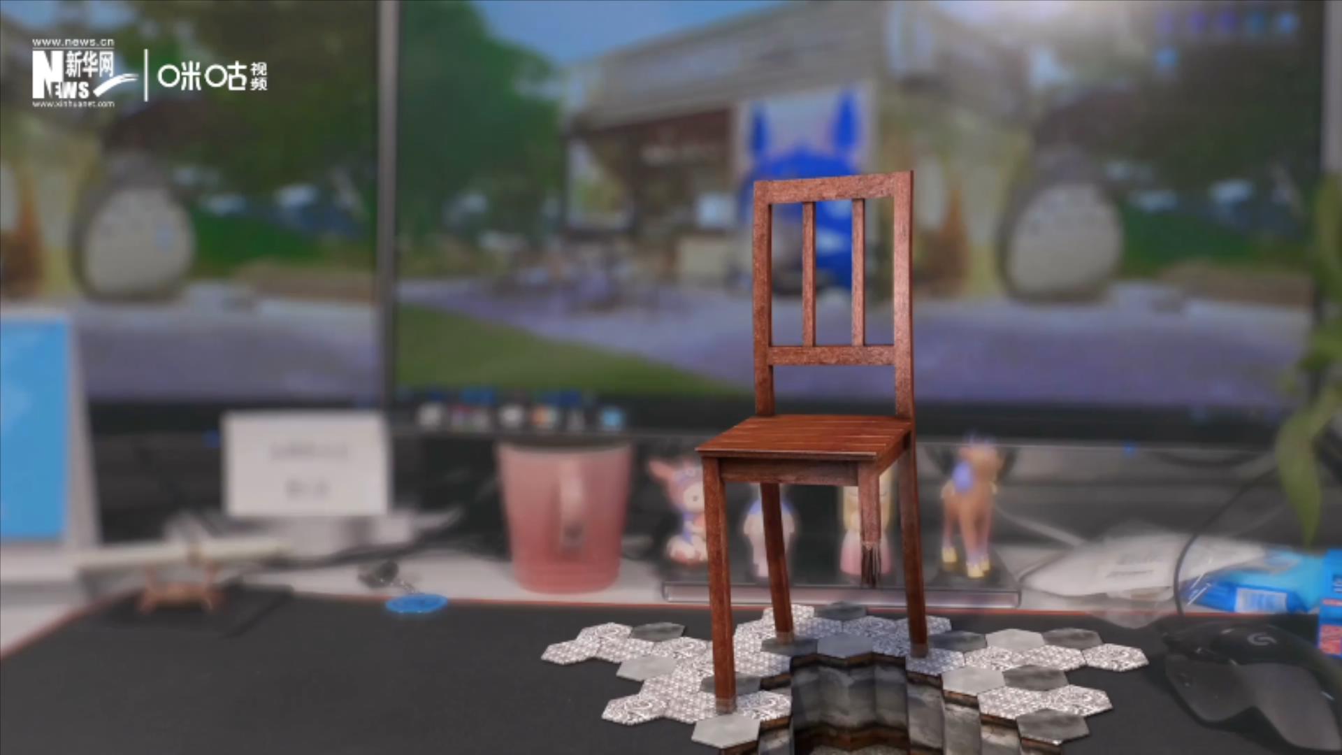 椅子重5噸，高達12米，椅背有兩層樓高