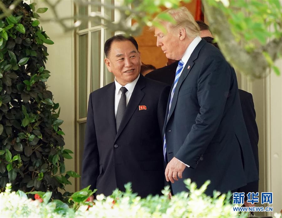 (國際)(1)特朗普說美朝領導人會晤將如期舉行