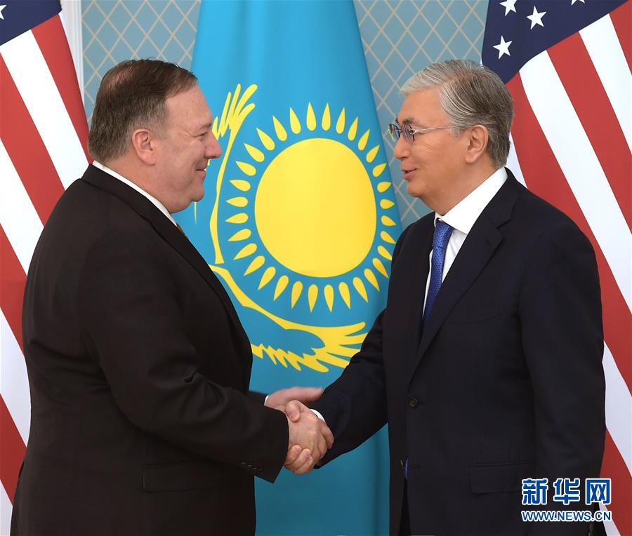 (國際)(1)蓬佩奧訪哈介紹美國中亞地區新戰略