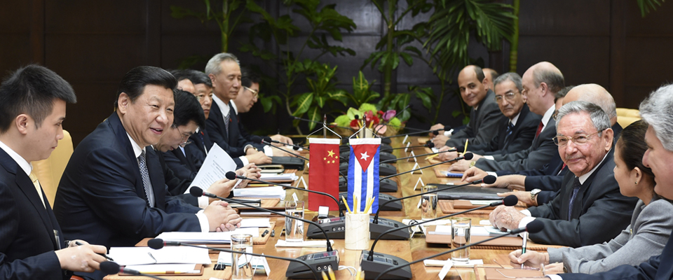 習近平同勞爾&middot;卡斯特羅舉行會談